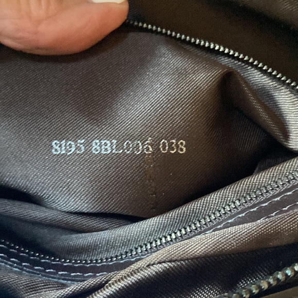 Fendi bag Beige Zucchino-Print Canvas authentic pre-owned. Comes w/sleeper bag. - Picture 8 of 12